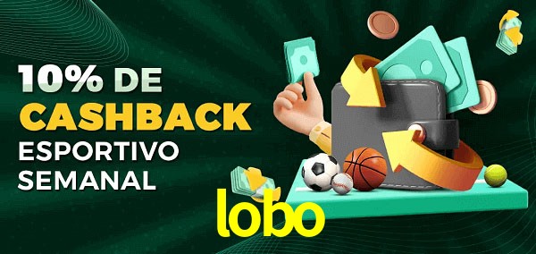 10% de bônus de cashback na lobo