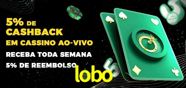 Promoções do cassino ao Vivo lobo